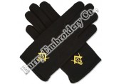 Masonic Regalia Hands Embroidery Gloves